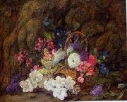 unknow artist Floral, beautiful classical still life of flowers.076
